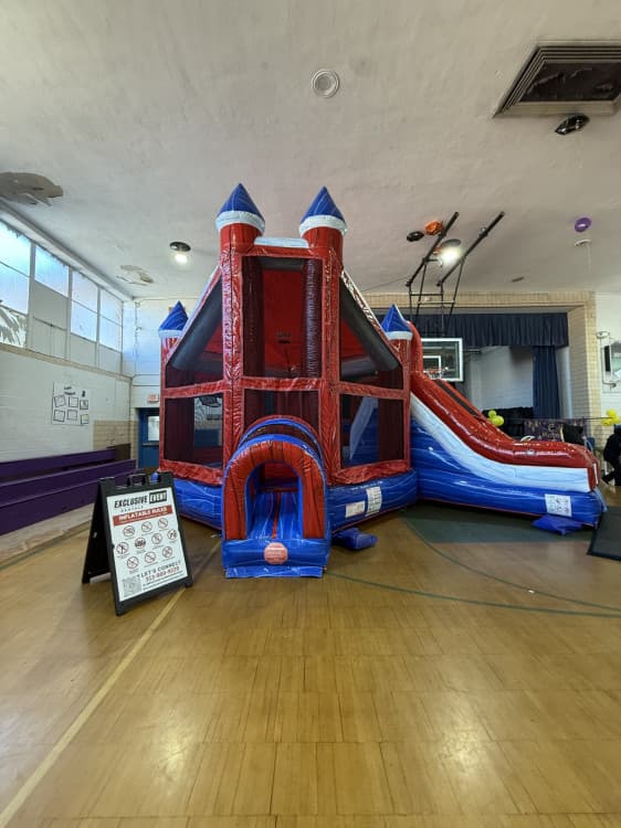 All American Bounce Castle and Slide Combo