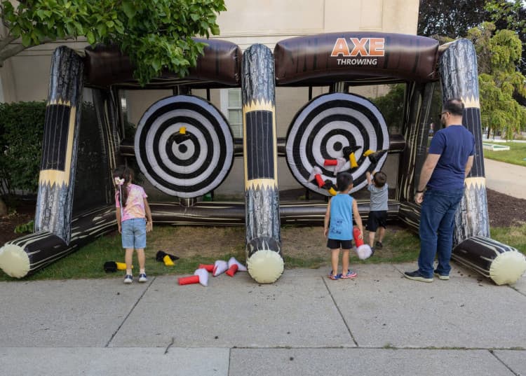 Double Axe Throwing Challenge For All Ages