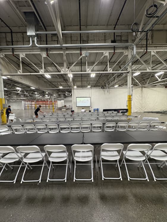 White Folding Chair