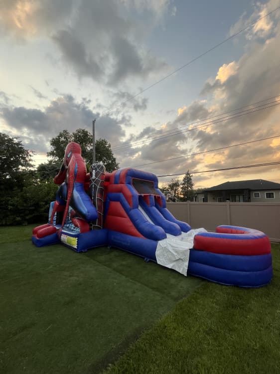 It's SPIDER-MAN! Bounce House & Slide Combo