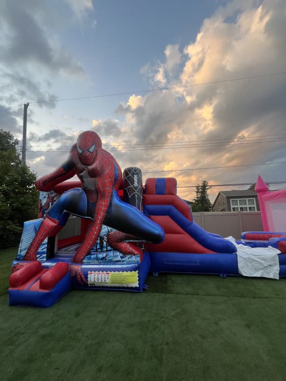It's SPIDER-MAN! Bounce House & Slide Combo