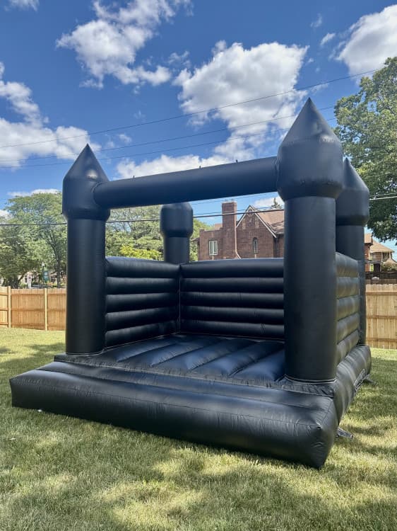 LUXURY Black Bounce House