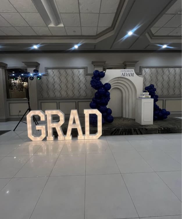GRAD Marquee Letters - GRAD
