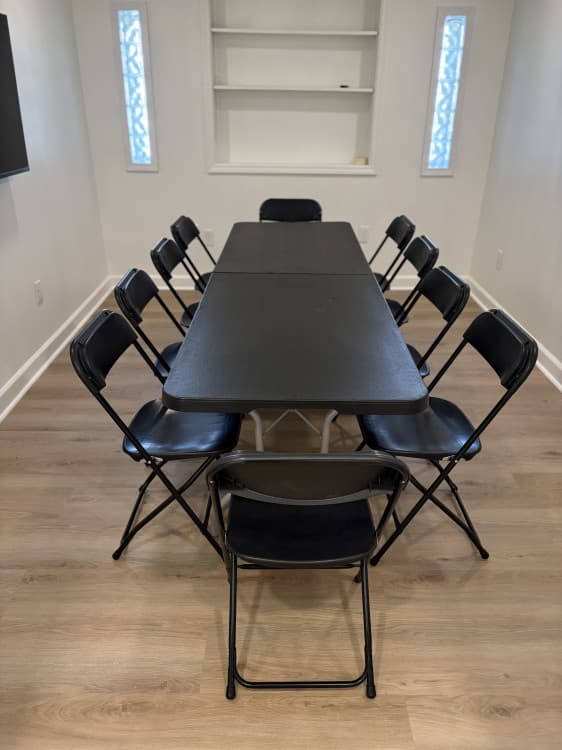 Black Folding Chair