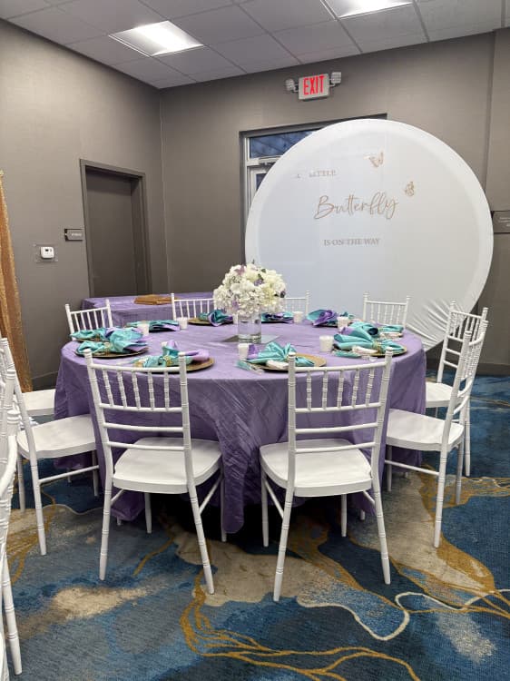White Chiavari Chair with Cushion