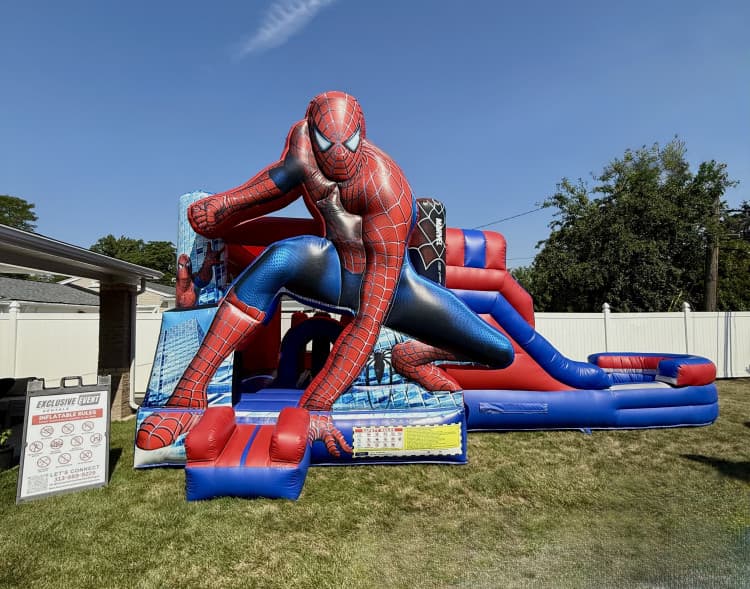 It's SPIDER-MAN! Bounce House & Slide Combo