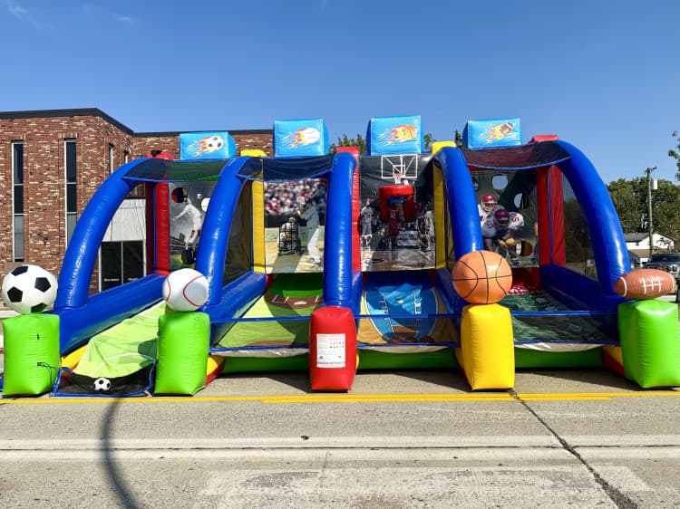 4-in-1 Inflatable Interactive Sports Game