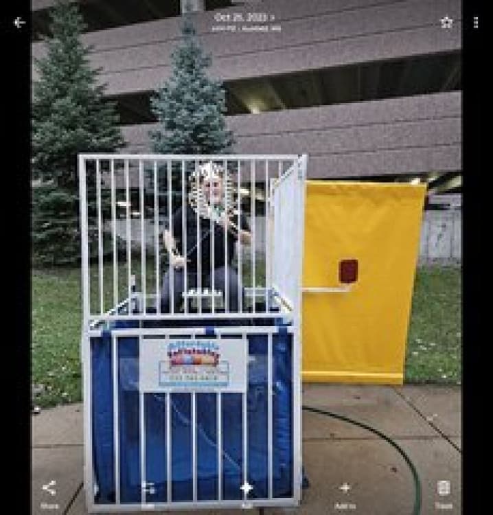 Collapsible Dunk Tank - For Tight Spaces