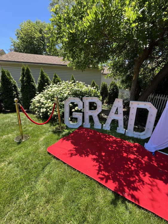 GRAD Marquee Letters - GRAD