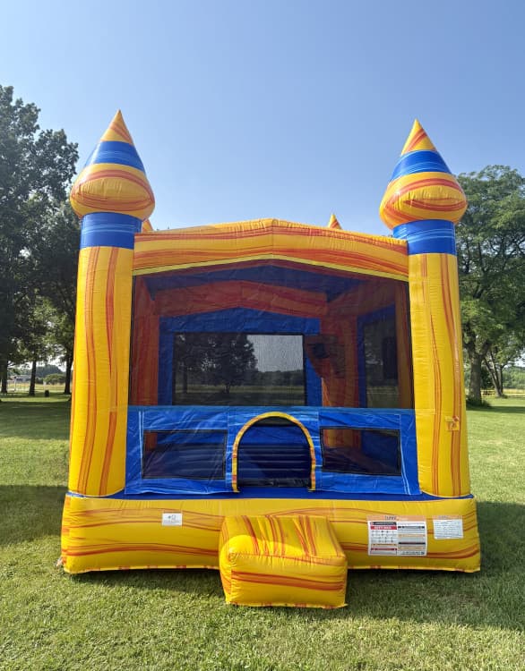 GO BLUE! Large Bounce House