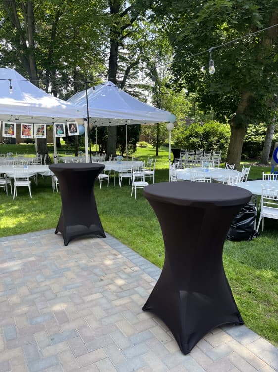 Cocktail Table Linen (Black)