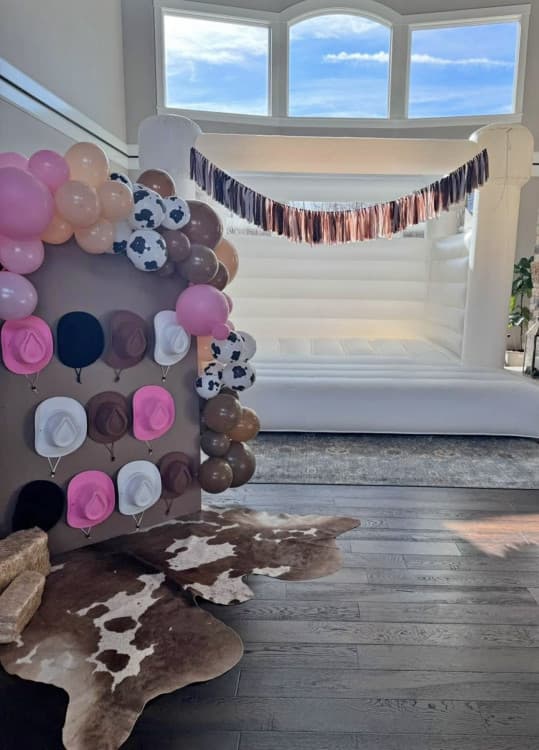 Large 13x13 Modern White Bouncer