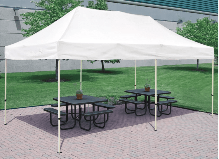 White 10' x 20' Tent