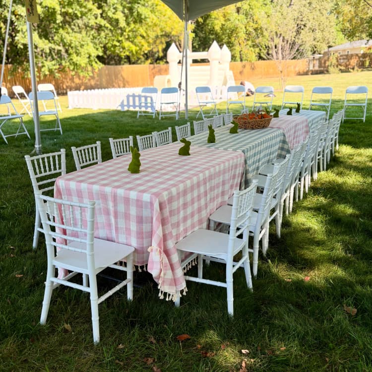 Kid's White Resin Chiavari Chair 2