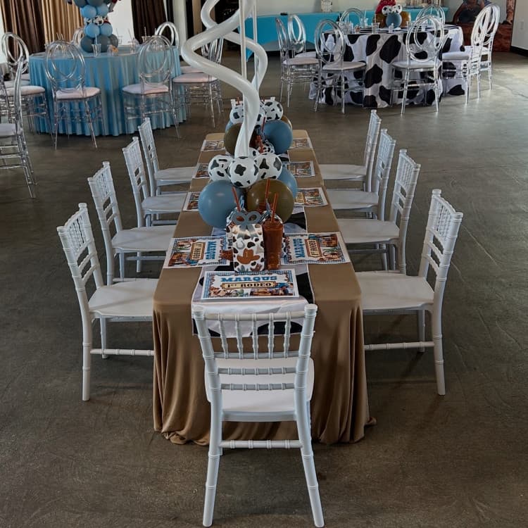 Kid's White Resin Chiavari Chair 0