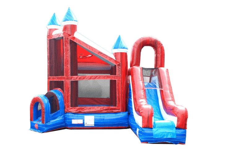 All American Bounce Castle and Slide Combo 0