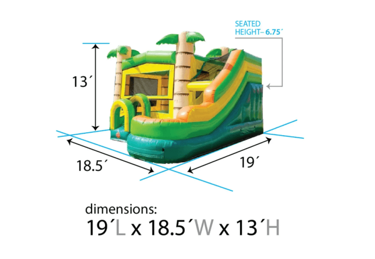Tropical Paradise Combo Bounce and Slide 0