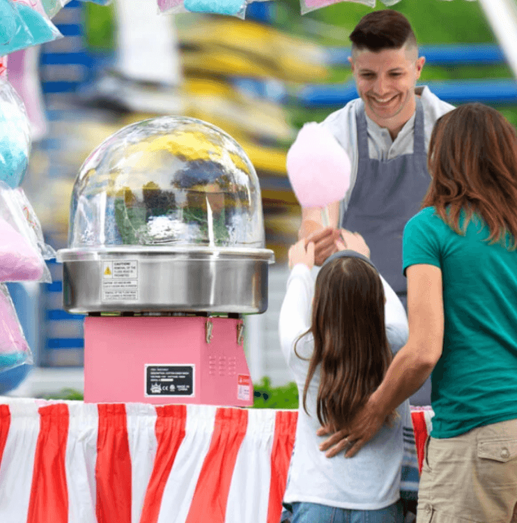 Carnival Style Cotton Candy Machine