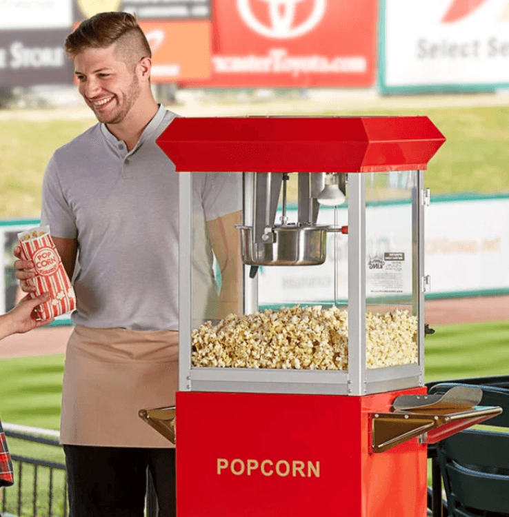 Carnival Style Popcorn Machine
