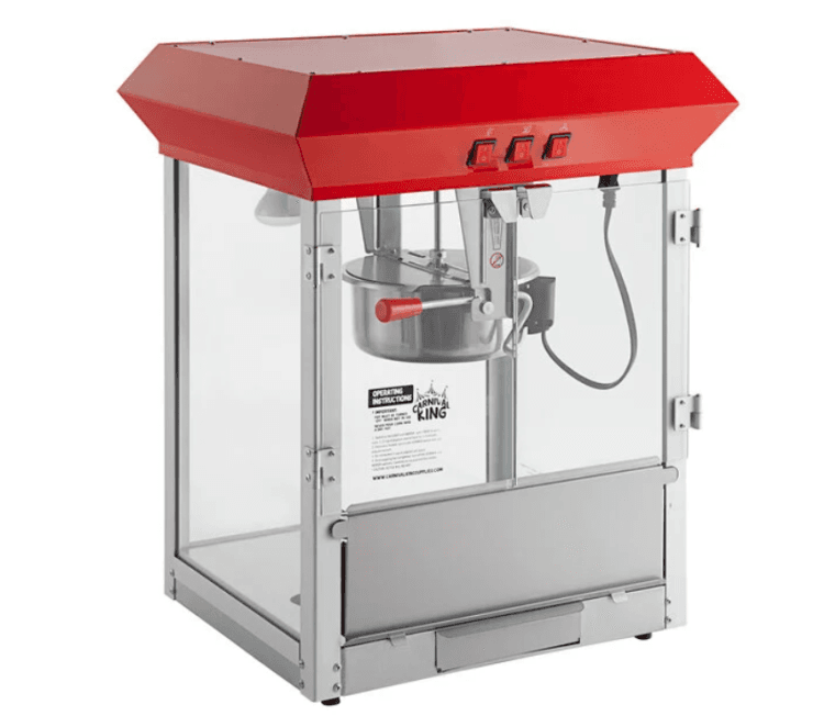 Carnival Style Popcorn Machine 0