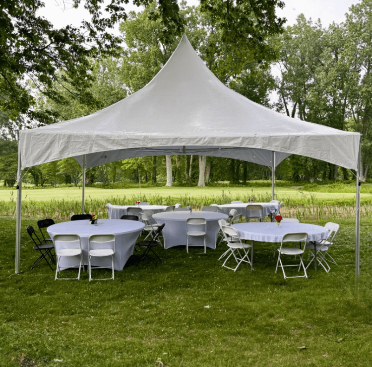 Tent, Table, & Chair Package for 40