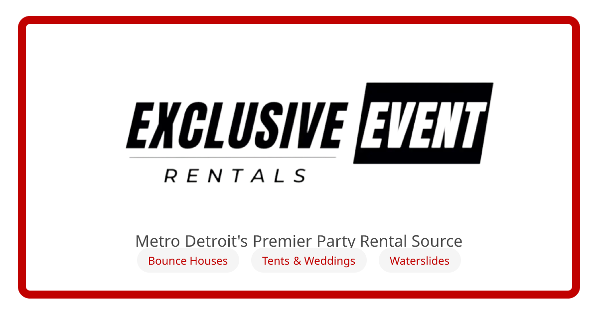 Exclusive Event Rentals | Detroit's #1 Party Rental Service
